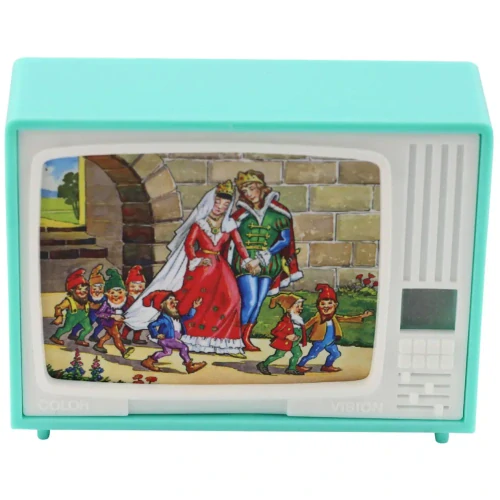 Sněhurka a sedm trpaslíků - klikací TV (retro hračka)