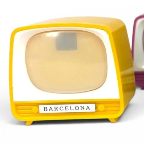 Barcelona - klikací TV (retro hračka)