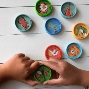 Kuličkový hlavolam zvířátka - průměr 5 cm