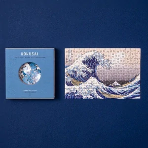 Puzzle Velká vlna 150 dílků s lupou (Kacušika Hokusai)