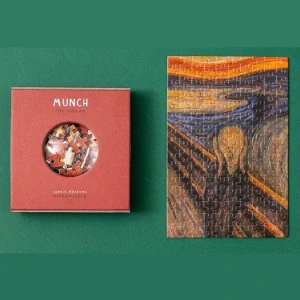 Puzzle Výkřik 150 dílků s lupou (Edvard Munch)