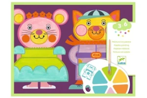 Malování s paletou Rozkošná zvířátka Djeco
