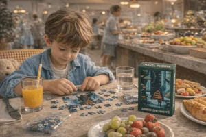 Puzzle do kapsy Kouzelný strom (99 dílků, 10 x 14 cm) 