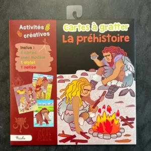 Vyškrabávací obrázky Pravěk 