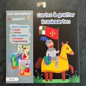 Vyškrabávací obrázky Rytíři