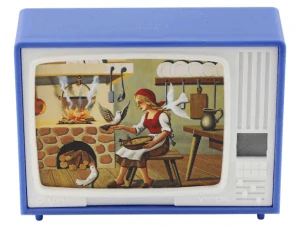 Popelka - klikací TV (retro hračka)