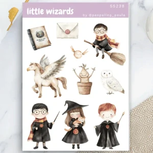 Samolepky Malý čaroděj - Harry Potter