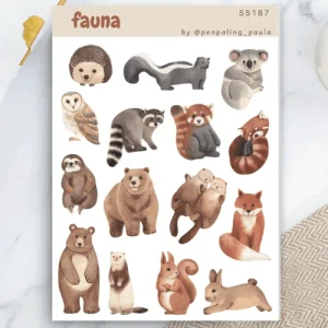 Samolepky Fauna