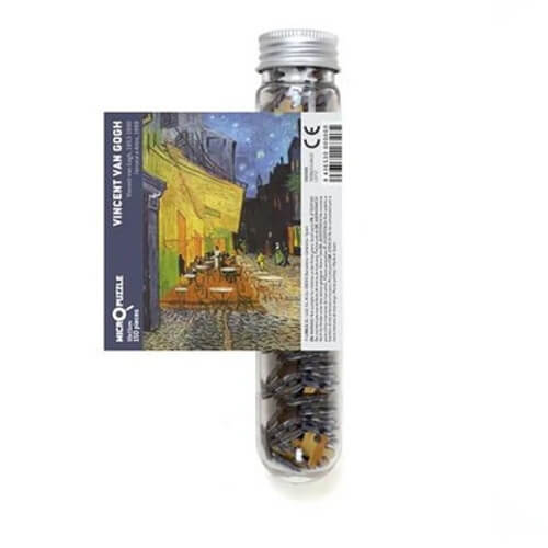 Puzzle Terasa kavárny v noci 150 dílků 10 x 15 cm