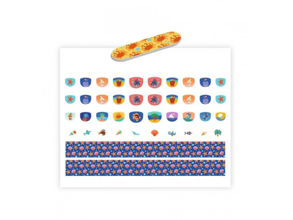 Samolepky na nehty - Středomoří