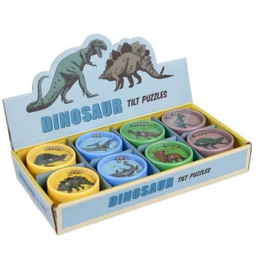 Kuličkový hlavolam dinosauři - průměr 5 cm