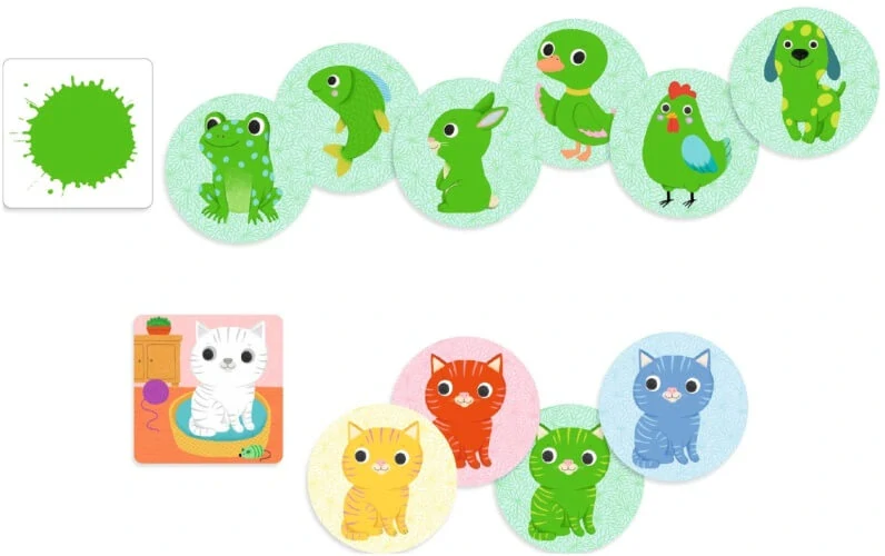 Little Select - vyber správné zvířátko nebo barvu (obdoba prší)