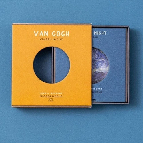 Puzzle Hvězdná noc 150 dílků s lupou (Vincent van Gogh)