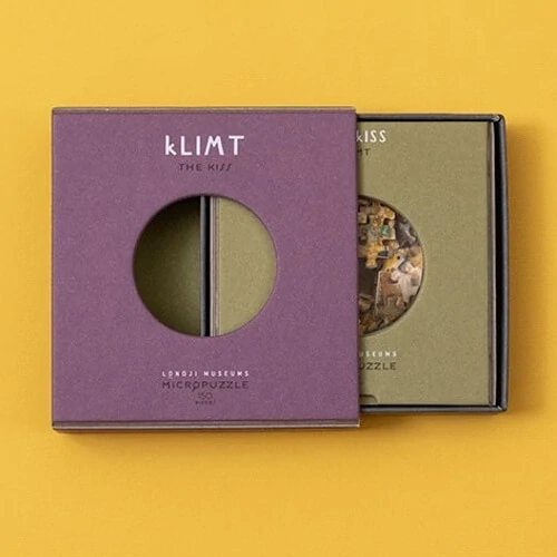 Puzzle Polibek 150 dílků s lupou (Gustav Klimt)