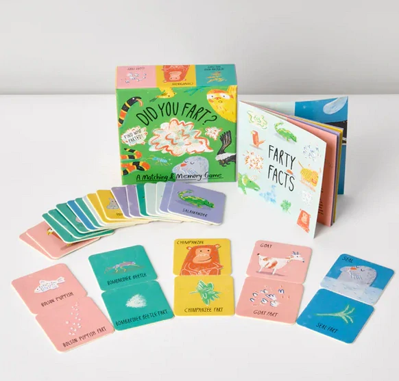 Pexeso s prdícími zvířátky (Did you Fart?) 