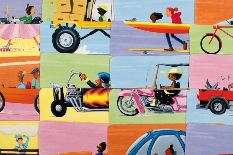 Rychle a zběsile (Wild Rides) - pexeso s auty