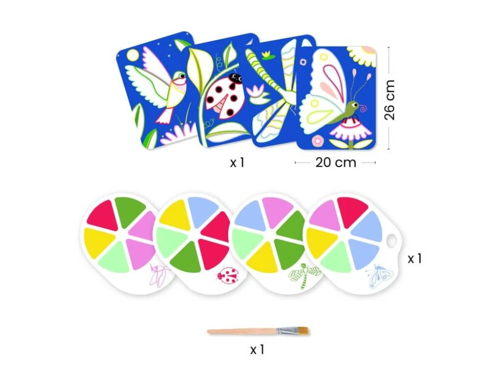 Malování s paletou Na louce Djeco