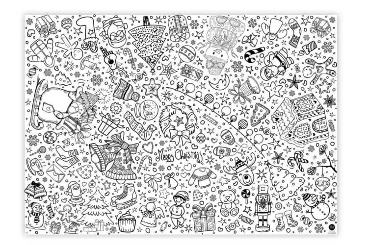 Papírový ubrus k vykreslení - omalovánka, 119 x 84 cm