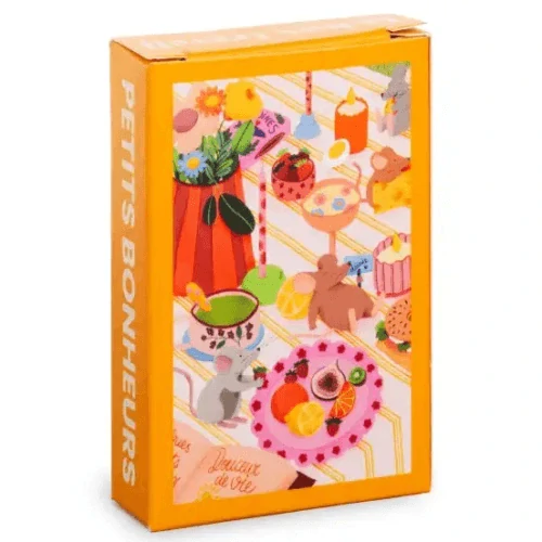 Puzzle do kapsy Myší hostina (99 dílků, 10 x 14 cm) 