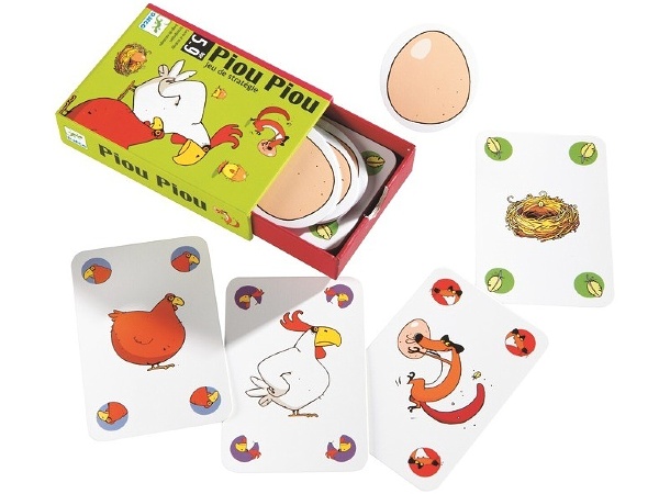Piou Piou - strategická karetní hra Djeco