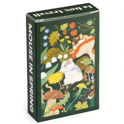 Puzzle do kapsy Myši na jaře (99 dílků, 10 x 14 cm) 