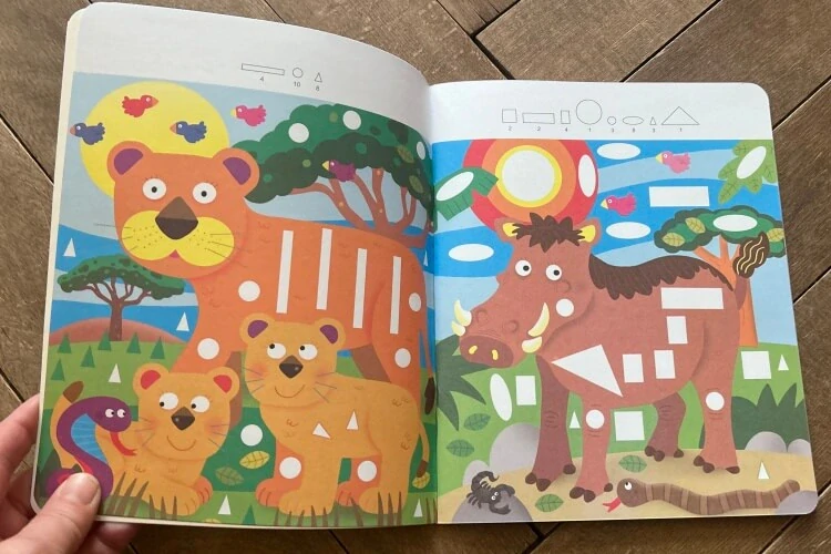 Samolepky Savana - mám rád tvary!