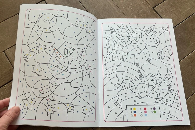 Malování podle čísel Jednorožci