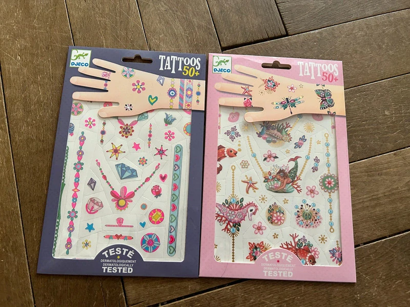 Dvoje tetování Djeco - 10% sleva