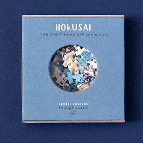 Puzzle Velká vlna 150 dílků s lupou (Kacušika Hokusai)