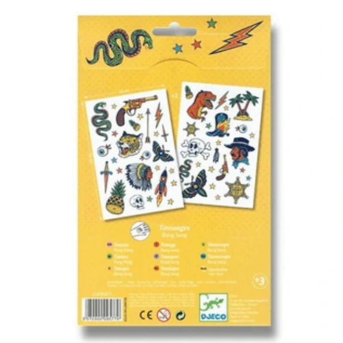 Tetování Bang Bang Djeco - metalické