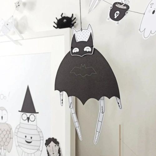 Halloweenská vystřihovánka kočka