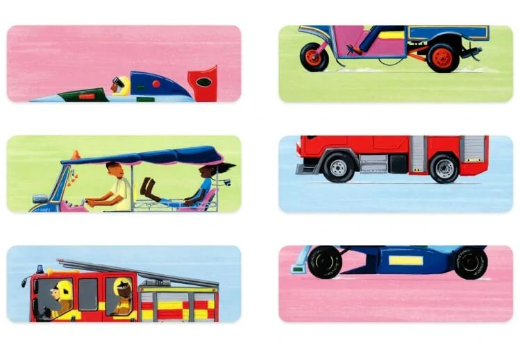 Rychle a zběsile (Wild Rides) - pexeso s auty