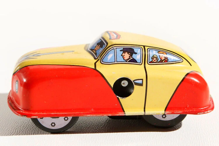 Plechové taxi na klíček