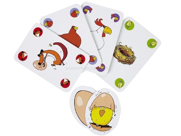 Piou Piou - strategická karetní hra Djeco