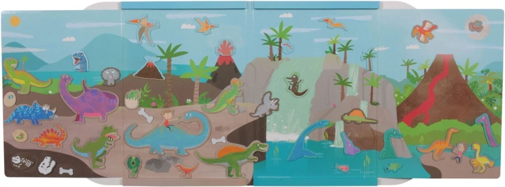 Dinosauří svět - magnetická hra Tiger Tribe