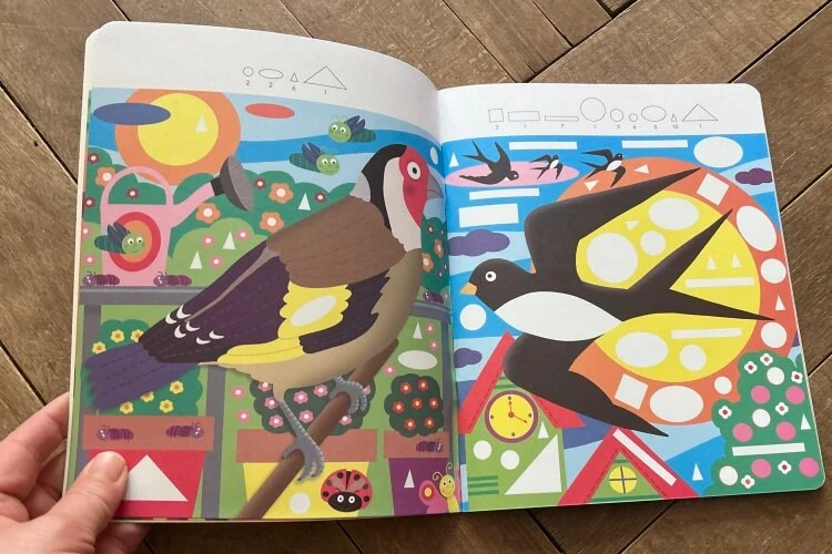 Samolepky Ptáčci - mám rád tvary!