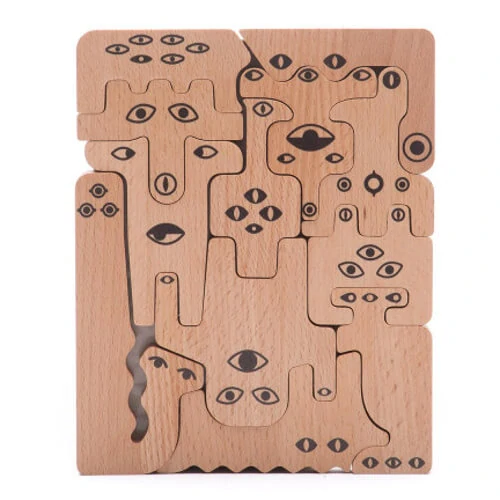 Příšerky jsou kamarádi - oboustranné puzzle