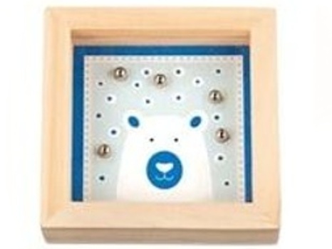 Kuličkový hlavolam - liška, velryba, čtyři medvědi, lední méďa, ptáček, muchomůrka