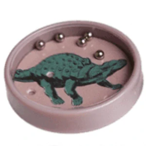 Kuličkový hlavolam dinosauři - průměr 5 cm