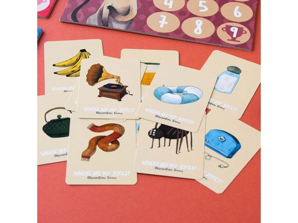 Kde jsou moje ponožky? - hra ve stylu loto