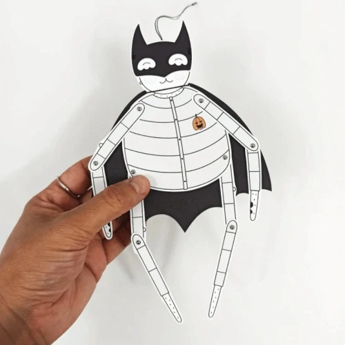 Halloweenská vystřihovánka kočka