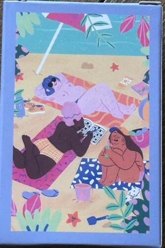 Puzzle do kapsy Na pláži (99 dílků, 10 x 14 cm) 