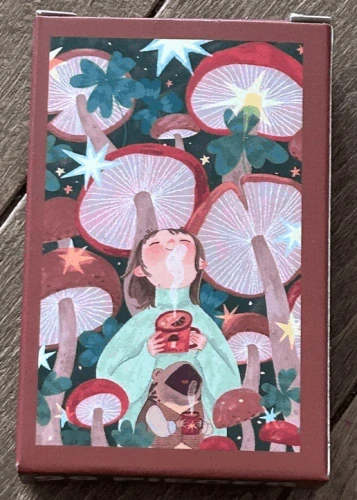 Puzzle do kapsy Pod houbami (99 dílků, 10 x 14 cm) 