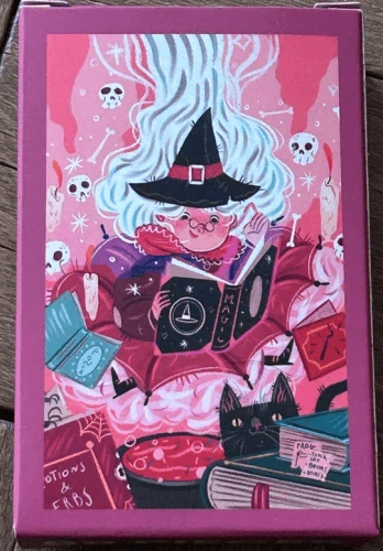 Puzzle do kapsy Čarodějnice (99 dílků, 10 x 14 cm) 