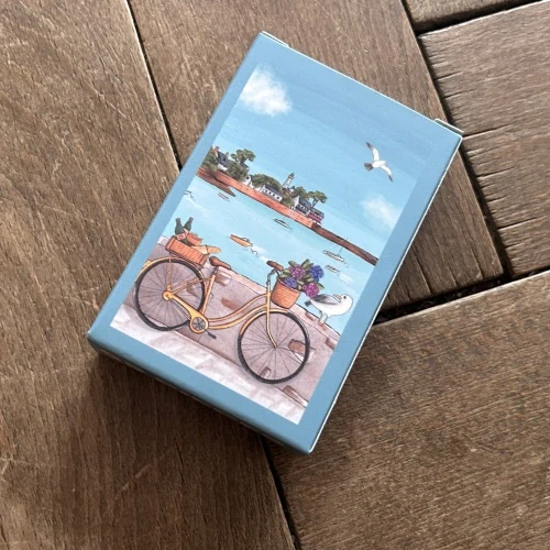 Puzzle do kapsy Návrat z trhu (99 dílků, 10 x 14 cm) 