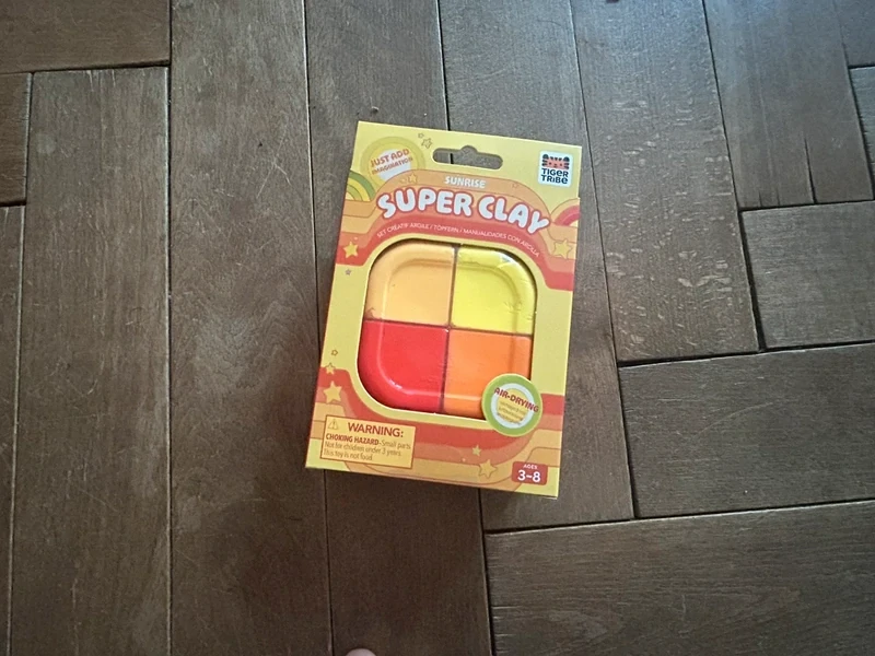 Tiger Tribe Super Clay - Sada 4 plastelín - kuřátko a sluníčko