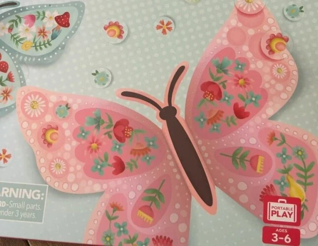 Samolepky motýlci - kreativní sada Tiger Tribe