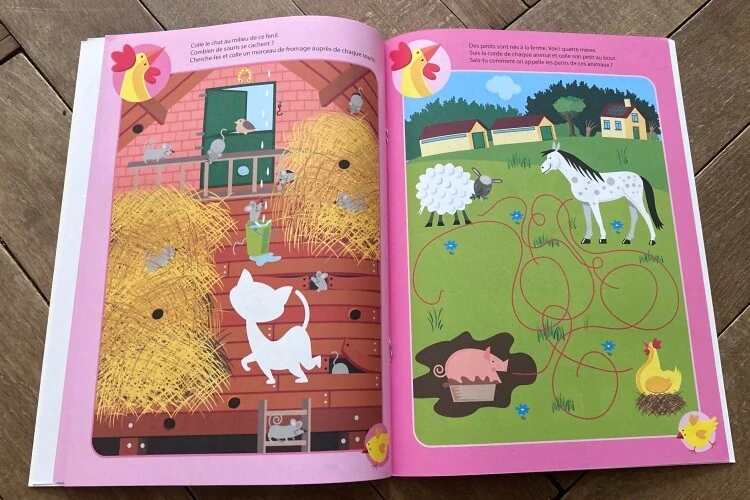 Panika na farmě - sešit plný úkolů a samolepek