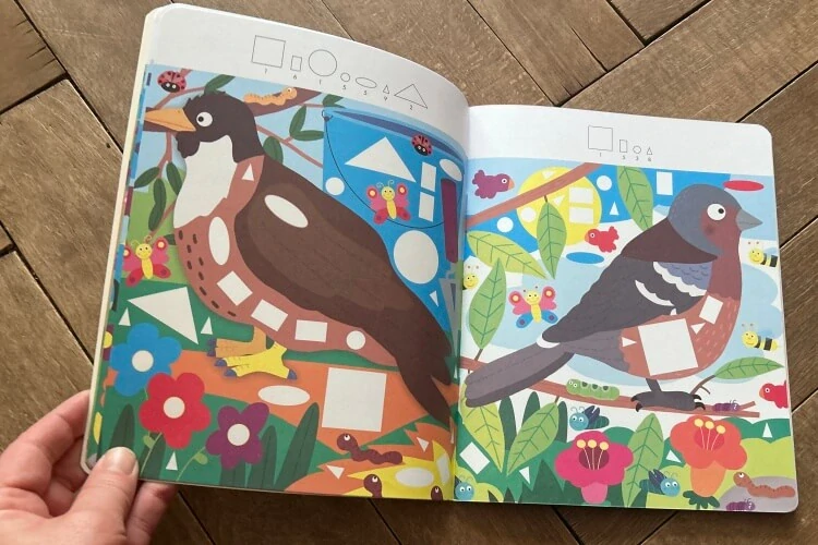 Samolepky Ptáčci - mám rád tvary!