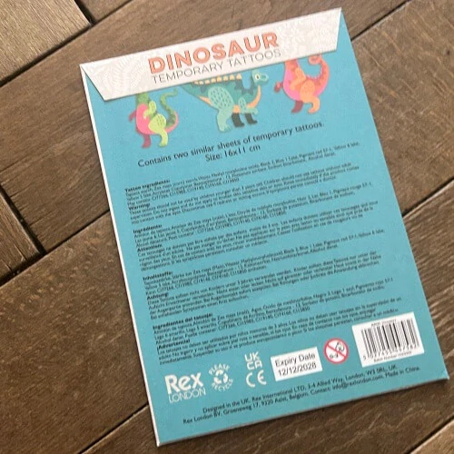 Tetování pro děti Dinosauři (Rex London)